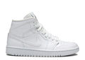 Air Jordan 1 Mid 'White Snakeskin' Sneakers