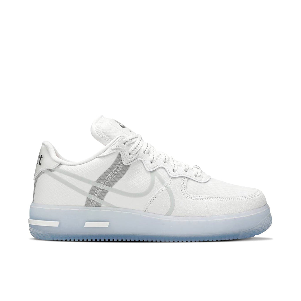 Nike Air Force 1 React White Ice Sole Sneakers
