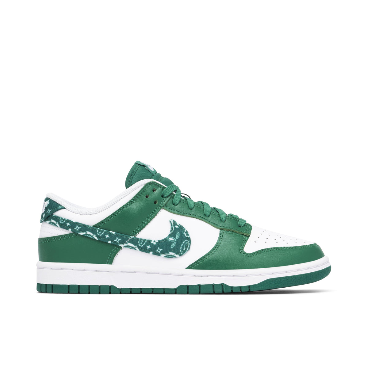 Nike Dunk Low Green Paisley Womens Sneakers