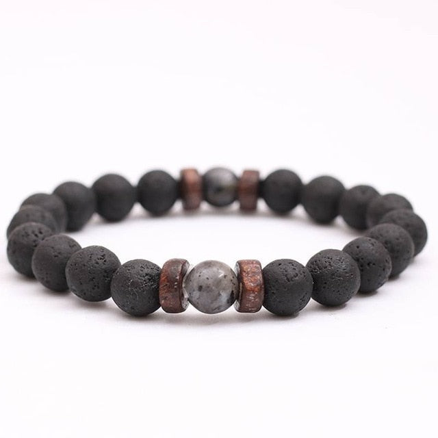 Mashtronic Volcanic Rock Bracelet