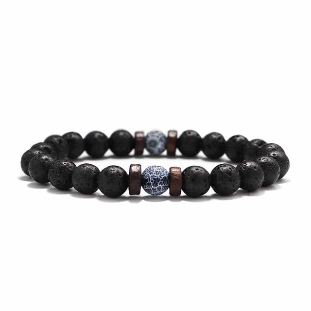 Mashtronic Volcanic Rock Bracelet
