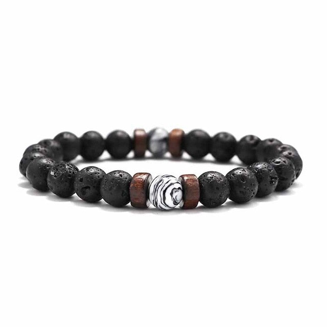 Mashtronic Volcanic Rock Bracelet